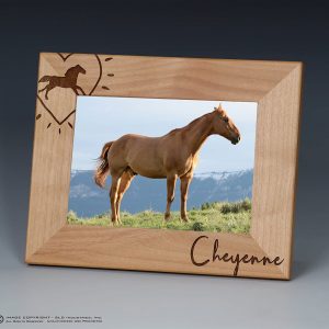 SLD Awards Custom Laser Engraved Horse Frame