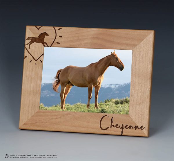 SLD Awards Custom Laser Engraved Horse Frame