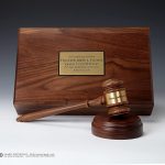 Directors Series Walnut Gavel Set