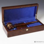 SLD Awards Pianowood and Walnut Customizable Wood Gavel Gift Sets