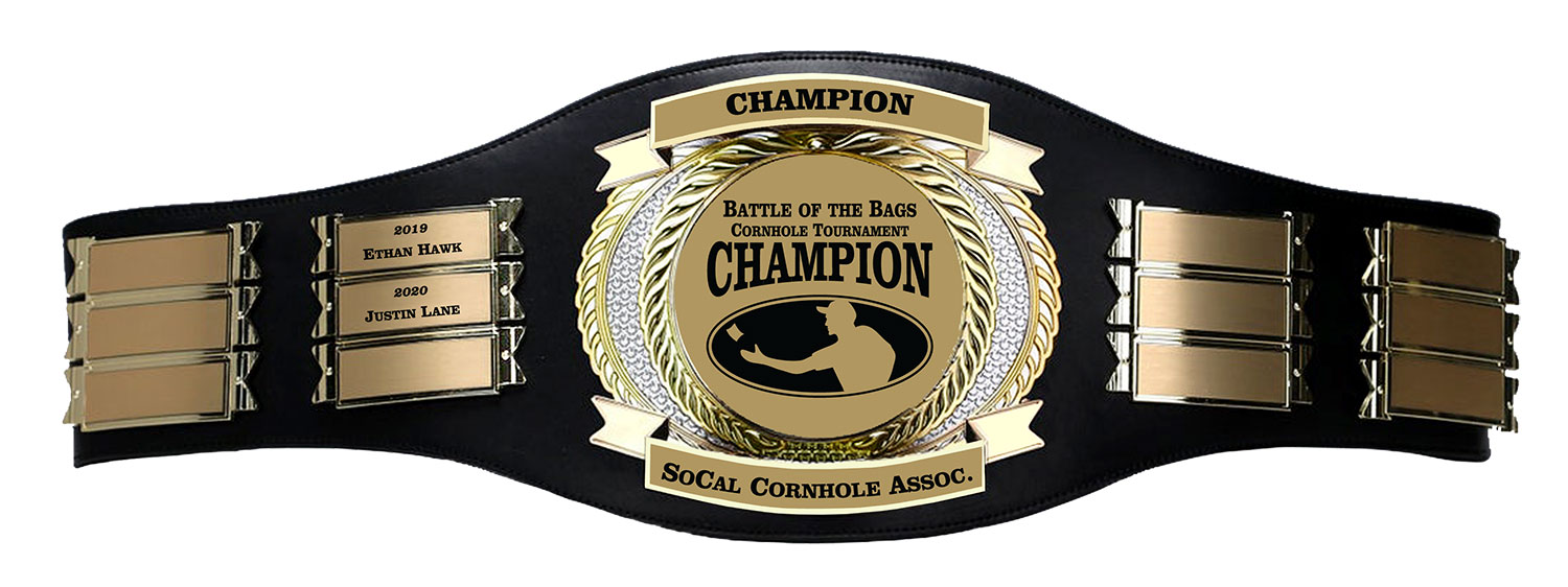 Perpetual Championship Customizable Belt for any sport/recognition award
