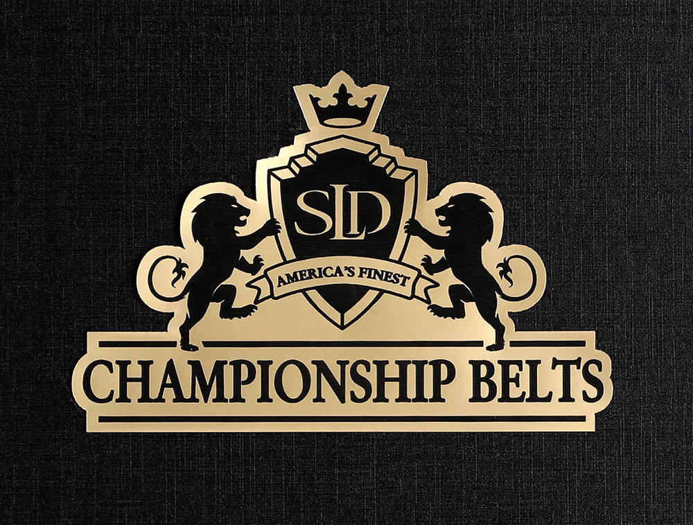 Eagle Series Championship Belts - thick metal and polished and chrome