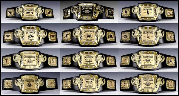 SLD Awards Fully Customizable Victory Torch Championship Belts